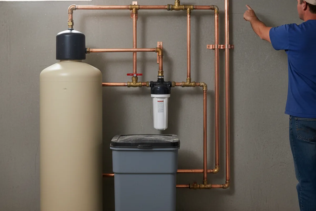 Whole-house water treatment system installed in Luttrell